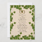 Invitation Feuille Ivy (Devant)