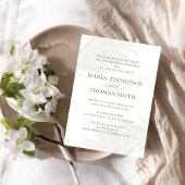 Invitation Feuille minimaliste Boho Palm Mariage