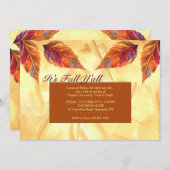 Invitation Feuille russe (Devant / Derrière)