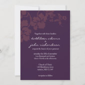Invitation Feuille simple (Devant)