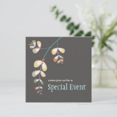 Invitation Feuilles Bijou (Debout devant)