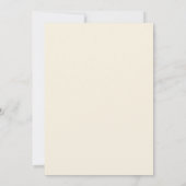 Invitation Feuilles citrouille Frame Thanksgiving (Dos)