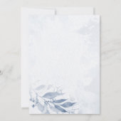 Invitation Feuilles d'aquarelle MANGER Boire & Se Marier Mari (Dos)