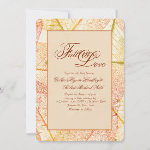 Invitation Feuilles d'Automne