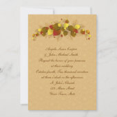 Invitation Feuilles d'automne (Devant)