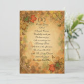 Invitation Feuilles d'automne (Debout devant)