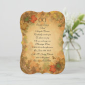 Invitation Feuilles d'automne (Debout devant)