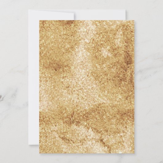 Invitation Feuilles d'automne Fleurs blanches Brunch de maria (Dos)