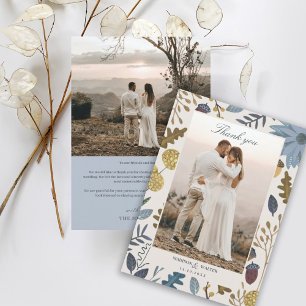 Invitation Feuilles d'automne rustique mariage de automne mer