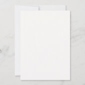 Invitation Feuilles de branche Oiseaux mariage (Dos)