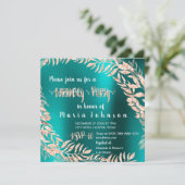 Invitation Feuilles de fête d'anniversaire Wrath Parties scin (Debout devant)