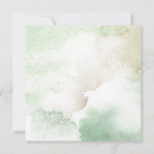 Invitation Feuilles de l'été Blush et Mariage géométrique de (Dos)