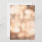 Invitation Feuilles de palmier Diamant,Confettis Noces d'anni (Dos)