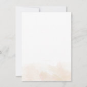 Invitation Feuilles de rouille d'automne Petit Citrouille sur (Dos)