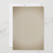 Invitation Feuilles De Sage Rose Floral Rustique Graduation O (Dos)