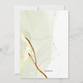 Invitation Feuilles d'érable (Dos)