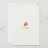 Invitation Feuilles d'érable d'automne Brunch et Fête des mar (Dos)