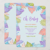 Invitation Feuilles d'Été (Devant / Derrière)