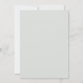 Invitation Feuilles d'eucalyptus esperluette mariage gris bla (Dos)