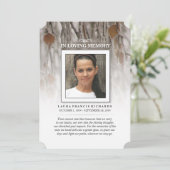 Invitation Feuilles d'hiver - Mémorial et peut-être Poem Merc (Debout devant)