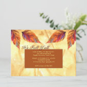 Invitation Feuilles Rustiques (Debout devant)