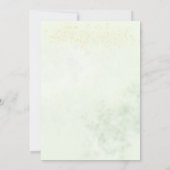 Invitation Feuilles tropicaux et cals blancs mariage aquarell (Dos)