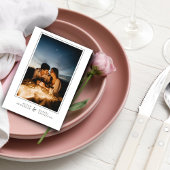 Invitation Feuilles tropicaux sauvages et Mariage chic modern