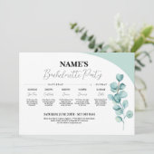 Invitation Feuilles verts de l'Itinéraire de la Fête des mari (Debout devant)