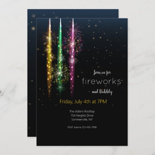 Invitation Feux (Devant / Derrière)