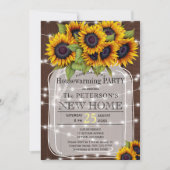 Invitation Feux à cordes mastic jarre partie de chauffage (Devant)