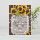 Invitation Feux à cordes mastic jarre partie de chauffage (Debout devant)