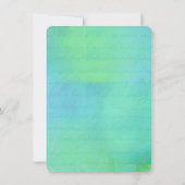 Invitation Feux à cordes sur l'eau Dîner de répétition (Dos)