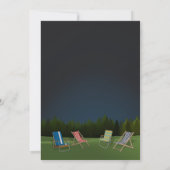 Invitation Feux d'artifice partie extérieure de Jour de la (Dos)