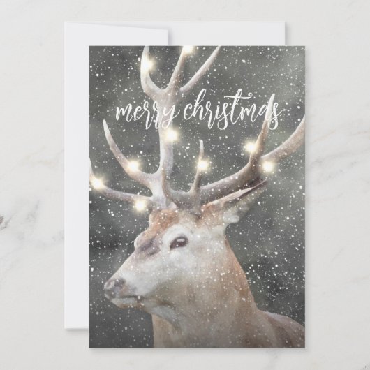 Invitation Feux de cordes d'hiver Noël (Devant)