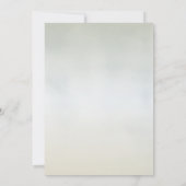 Invitation Feux de mariage sur la plage Coquillage maritime (Dos)