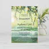 Invitation Feux éclatants Beach Photo Party (Debout devant)