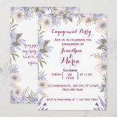 Invitation Fiançailles (Devant / Derrière)