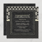 Invitation fiançailles (Devant / Derrière)