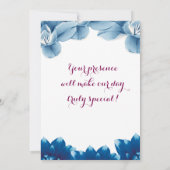 Invitation Fiançailles (Dos)