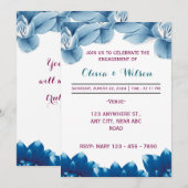 Invitation Fiançailles (Devant / Derrière)