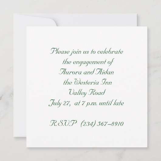 Invitation fiançailles (Dos)