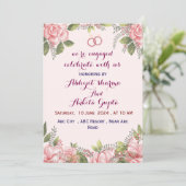 Invitation Fiançailles (Debout devant)