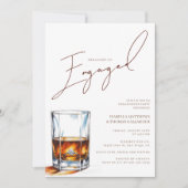 Invitation Fiançailles au Whisky tout simplement (Devant)