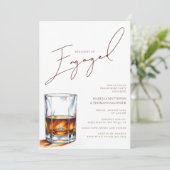 Invitation Fiançailles au Whisky tout simplement (Debout devant)