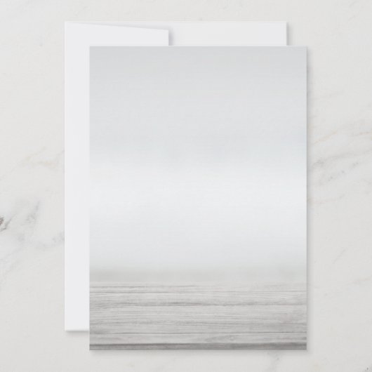 Invitation Fiançailles Beach Arbor (Dos)