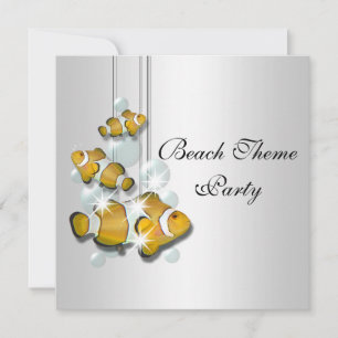Invitation fiançailles d'anniversaire de mariage de plage PER