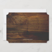 Invitation Fiançailles de Boho Floral Fall (Dos)