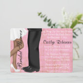 Invitation Fiançailles de couples/invitation mignons de Fête (Debout devant)