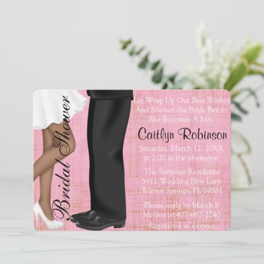 Invitation Fiançailles de couples/invitation mignons de Fête (Debout devant)