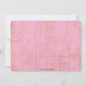 Invitation Fiançailles de couples/invitation mignons de Fête (Dos)